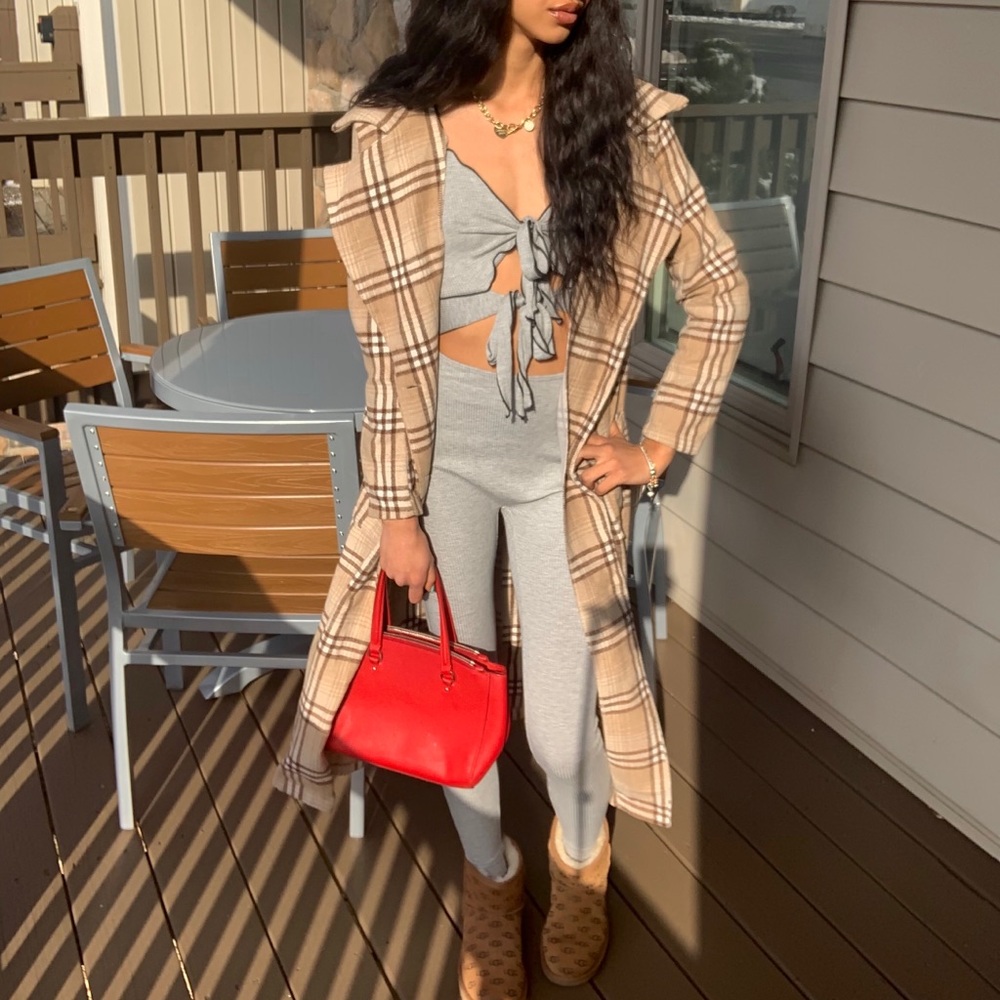 Grey jumpsuit